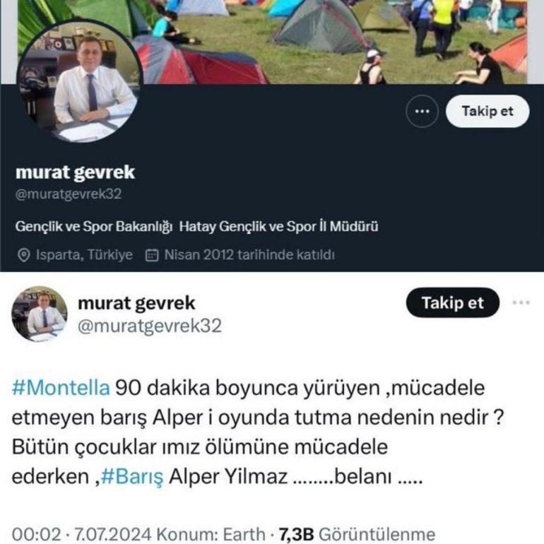 Görevden alınmadan önce kovulan Barış Alper'in sözleri gündemdeydi...