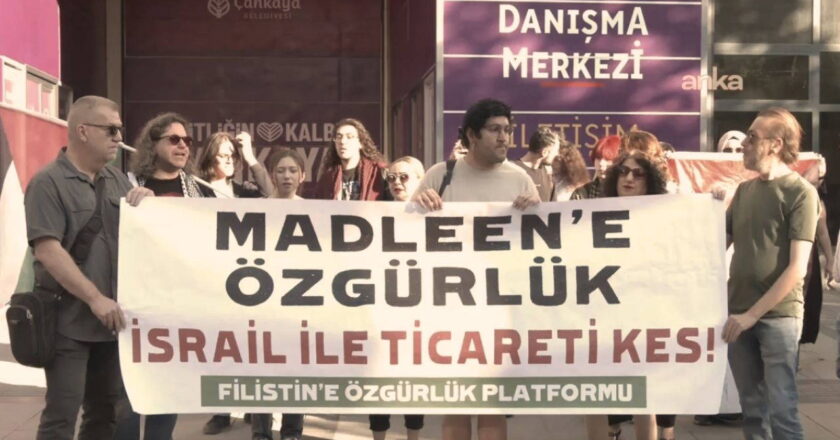 Ankara’da ‘Madleen’ eylemi: ‘Gazze üzerindeki ablukaya hemen son verilmelidir’ – Son Dakika Türkiye Haberleri